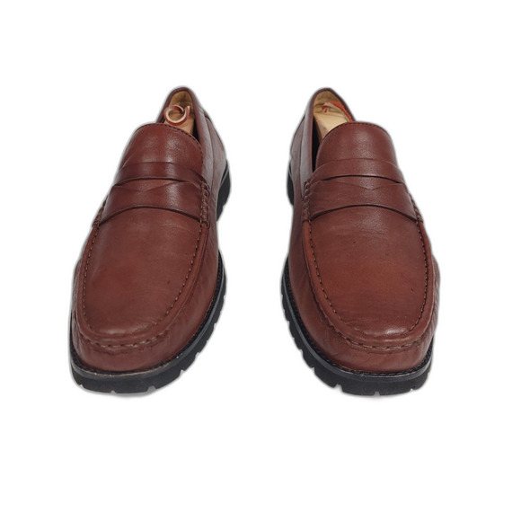 Robert Zur DILLON Luggage Old Money True Glove Leather Penny Loafers Mens 11.5 main image 10